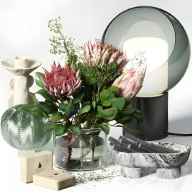 Decorative with a bouquet of proteus
